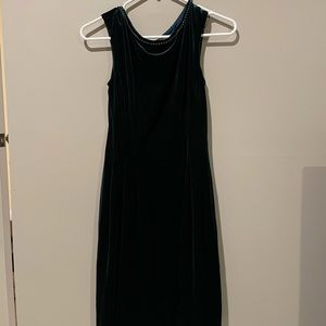 Vince Camuto Swing Dress: Emerald Velvet
